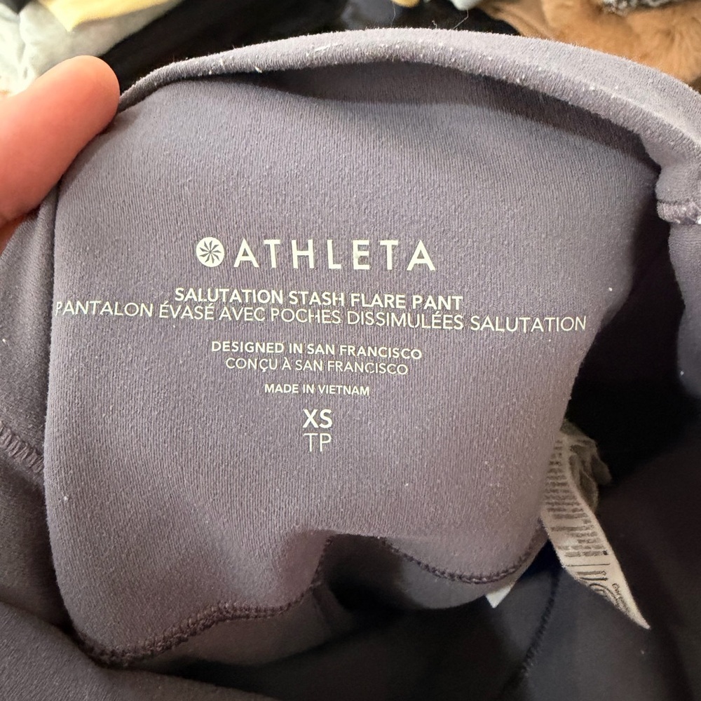 Athleta Women's Flare Pants in Gray - Picture 3 of 3